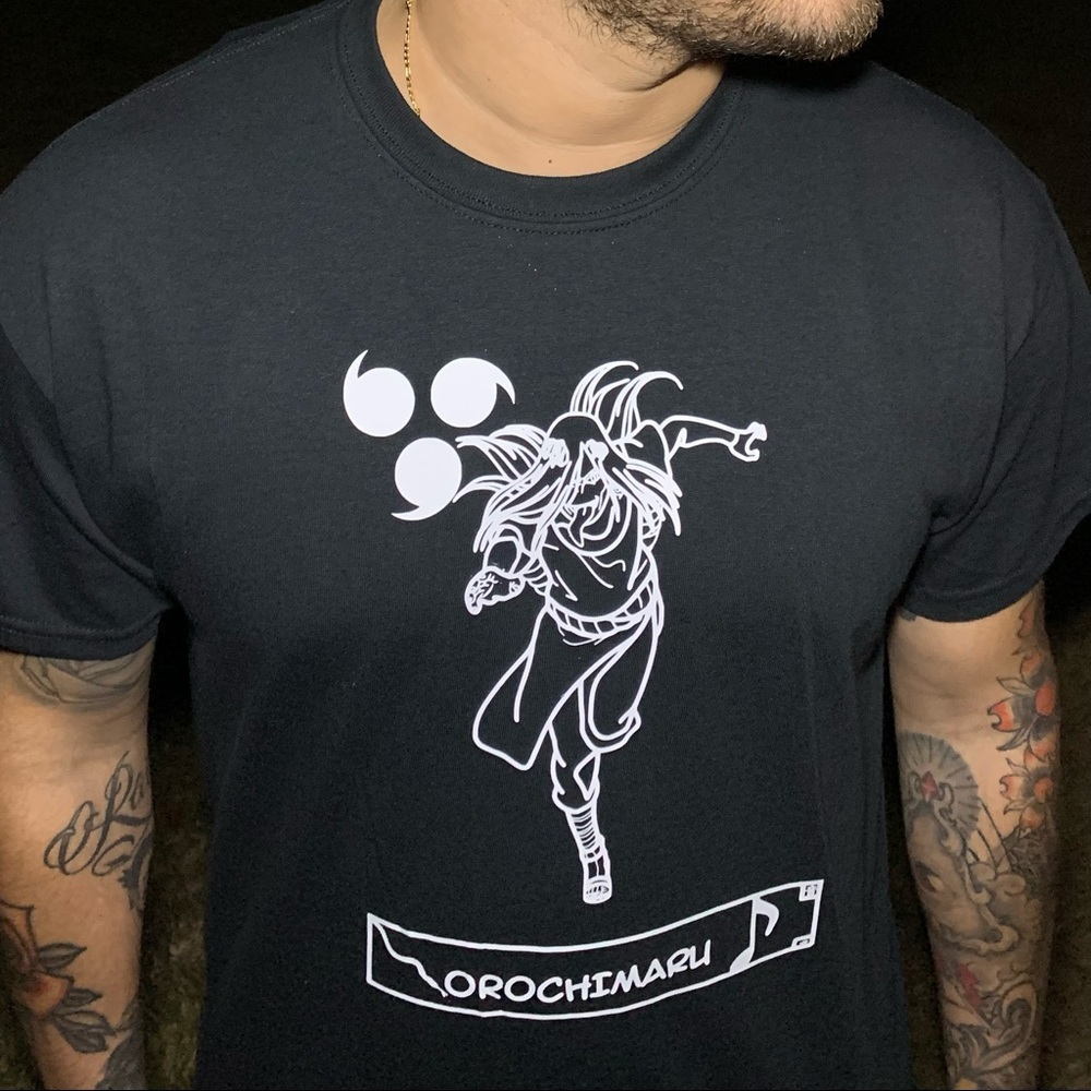 Anime Orochimaru Legendary Sanin Tee From Naruto